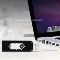 Briquet électronique USB Rechargeable sans flamme tactile fil chauffant à Induction Cigarette USB Rechargeable briquet Portable pour hommes