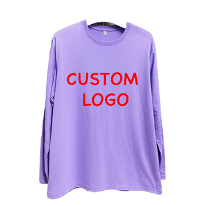 Prezzo a buon mercato di alta qualità Custom manica lunga T-Shirt abbigliamento da uomo vestiti in poliestere cotone nero Plain T-Shirt per gli uomini - Product Image 2