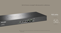 Routeur de bureau d'entreprise TP-LINK TL-ER3220T 10G Quad-Core avec pare-feu AP, réseau IPv6 pour VPN pour application de bus