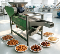 Machine à décortiquer les noisettes à opération simple et de taille moyenne, équipement de décorticage de noix de palme à haute efficacité