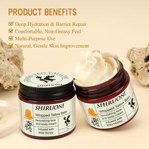 Crème <span class=keywords><strong>pour</strong></span> le <span class=keywords><strong>visage</strong></span> au suif de bœuf nourri à <span class=keywords><strong>l</strong></span>'herbe, marque privée, anti-rides, nourrissante, hydratation intense - Product Image 2