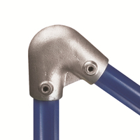 Raccords de serrage à clé pour tuyaux en acier forgé 1/2" 124, coude variable 15-60, classe 125, galvanisés à chaud