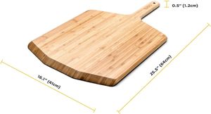 Pala <span class=keywords><strong>per</strong></span> <span class=keywords><strong>Pizza</strong></span> in Bambù, Adatta al <span class=keywords><strong>Forno</strong></span>, Extra Large, <span class=keywords><strong>per</strong></span> Servire - Product Image 2