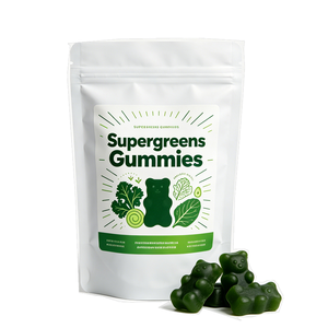 OEM-производство: Жевательные конфеты Super Greens с пробиотиками для здоровья кишечника и иммунитета, с суперфудами спирулиной и хлореллой - Product Image 1