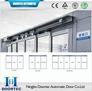 Doortec commerciale télescopique automatique d'opérateur de porte coulissante avec 100 w <span class=keywords><strong>moteur</strong></span> - Product Image 1