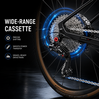 TWITTER Gravel X 700C Carbon Gravel Bike RS 24-Gang Vollhydraulische Scheibenbremse Steckachse Allroad-Fahrrad Großhandel OEM