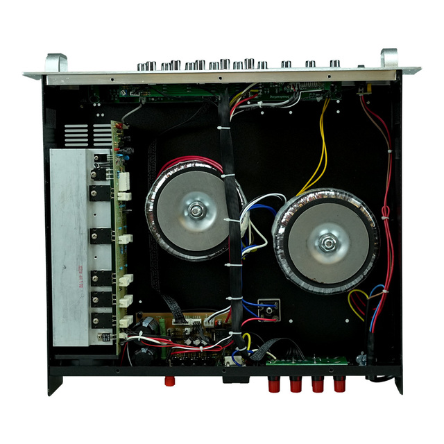 Professional 500W for BT Power Amplifier USB/SD/AUX FM MP3 Inputs Metal Mixer Receiver for Conference Background Music