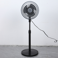 Ventilateur sur pied oscillant moderne d'été 10 pouces, ventilateur électrique sur pied haute vitesse pour la maison, ventilateur de circulation 10 pouces