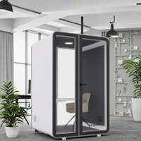 UNIBOOTH Pods de bureau insonorisés multifonctions durables Design moderne mobile intimité réunion enregistrement bureau à domicile hôtel