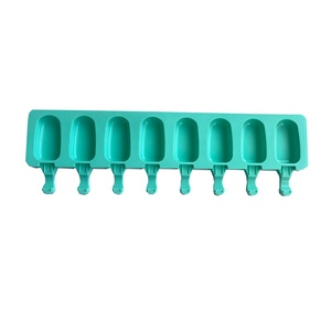 8 lỗ Silicone khuôn kem hình thức Popsicle khuôn tự làm món tráng miệng Tủ đông nước trái cây <span class=keywords><strong>Ice</strong></span> Pop <span class=keywords><strong>Cube</strong></span> Maker khuôn - Product Image 5