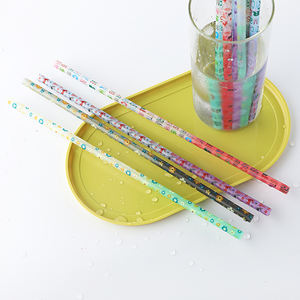 Pajitas Reutilizables de Plástico Personalizadas, Pajitas de Boba en Colores Pastel, Pajitas Divertidas que Cambian de Color para Fiestas - Product Image 4