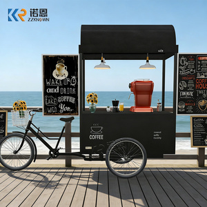 Tricycle mobile à café pour la vente de boissons, camionnette à glace avec congélateur - Product Image 5