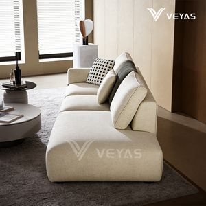 Sofá Seccional de Tres Plazas Reclinable de Microfibra Cuadrada Premium Moderno, Fácil Mantenimiento, Tapizado Duradero - Product Image 3