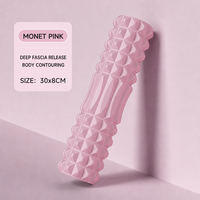 Rouleau en mousse EVA haute densité creux pour massage musculaire, colonne de yoga, libération des tissus profonds et myofasciale pour Pilates et gym