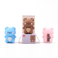 Ensemble de taille-crayons miniatures mignons pour l'école, papeterie professionnelle pour enfants