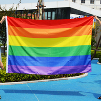 Haute qualité complète pour Pride 3x5 drapeau drapeau arc-en-ciel drapeaux bisexuels LGBT, bannières