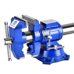 Rur Heavy Duty Bench Vise 6 Inch Cast Steel Workbench Clamp Tool For Metal Holding - Product Image 2