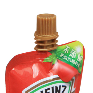 Sacchetto per liquidi con beccuccio a forma speciale personalizzato per stampa digitale Minfly, sacchetto con beccuccio Bulka <span class=keywords><strong>da</strong></span> 100 ml, sacchetto di plastica con semi di pomodoro - Product Image 3
