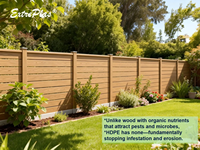 Bois d'œuvre en plastique HDPE recyclé imperméable et anticorrosion Winstar - Résistant aux UV et à la décoloration pour plateforme de jardin