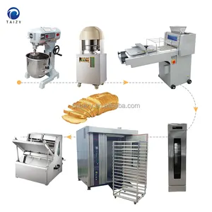 Mesin Panggang Roti Bakar Otomatis Penuh, Mesin Pembuat Roti Industri