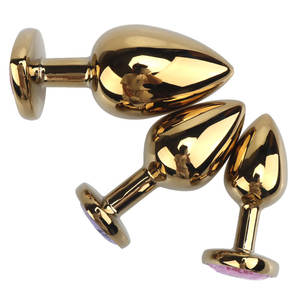 Tapón Anal de Metal Dorado en Forma de Corazón, Tamaño S M L, Juguete Sexual Grande y Grueso para Hombres y Mujeres, Expansor de Ano, Estimulador de Punto G - Product Image 4