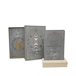 <span class=keywords><strong>Cartas</strong></span> de <span class=keywords><strong>Tarot</strong></span> Personalizadas con Estampado en Caliente, Baraja de Alta Calidad con Caja y Soporte de Madera - Product Image 1