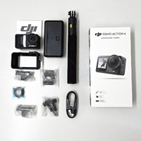 Caméra Vlog Professionnelle 4K DJI Osmo Action 4 10 Bit D-Log M Capteur 1/1.3 pouces Double Écrans Tactiles Fixation Magnétique Rapide