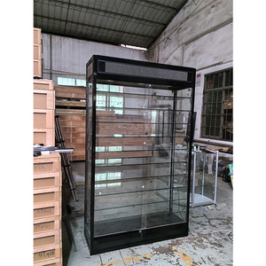 Exhibición <span class=keywords><strong>de</strong></span> la tienda <span class=keywords><strong>de</strong></span> joyería Smoke Shop <span class=keywords><strong>Vitrinas</strong></span> <span class=keywords><strong>de</strong></span> <span class=keywords><strong>vidrio</strong></span> Gabinete con escaparate óptico <span class=keywords><strong>de</strong></span> <span class=keywords><strong>vidrio</strong></span> Soporte <span class=keywords><strong>de</strong></span> joyería con dosel publicitario - Product Image 6