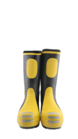 Bottes de protection en caoutchouc pour pompiers, résistantes aux hautes températures, anti-perforation, chaussures de sécurité pour les opérations de sauvetage incendie