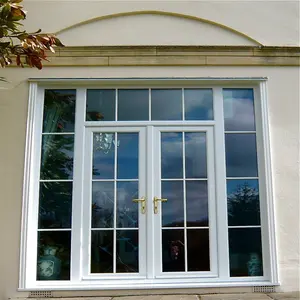 Enerji tasarrufu % çukur cam yalıtımlı sallanan pencereler panjurları alüminyum pencereler alüminyum kanatlı pencere