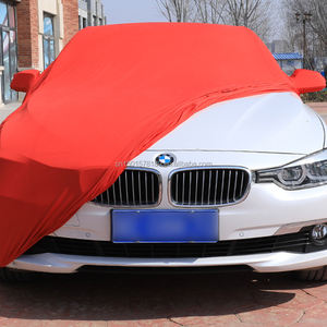 Cubierta completa de terciopelo para coche, cubierta de terciopelo elástica a prueba de polvo para garaje subterráneo, espectáculo de coche - Product Image 5