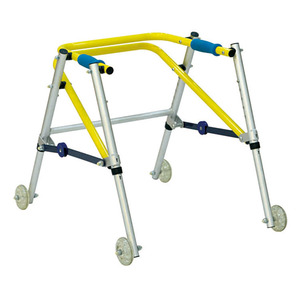 Aide à la marche pédiatrique Paralysie cérébrale Marcheur pour enfant Marcheur hémiplégique Formation des membres inférieurs Marcheur à cadre debout avec roues - Product Image 2