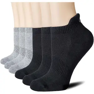 Men And Women Cotton Socks Can Custom Logo Men And Women Color Cotton Gym Socks Mesh Breathable Wear-resistant Sweat-absorbing And Non-slip Socks