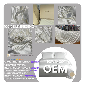 Großhandel 19 Momme 100% Mulberry <span class=keywords><strong>Silk</strong></span> Bettwäsche-Sets ODM/OEM Anpassbare Größen Farben Hypo allergene Groß bestellung in Hotel qualität - Product Image 1