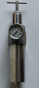 Válvula reguladora de pressão de ar de aço inoxidável de alta pressão QTYH série corrosiva 1/4 3/8 1/2 3/4 1 polegada 4.0Mpa