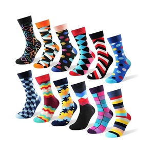 Calcetines deportivos de algodón para hombre Funny Fun Crazy Funky Print Ropa interior transpirable con logotipo inferior MOQ bajo - Product Image 5