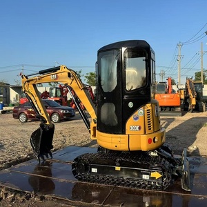 รถขุดตีนตะขาบขนาดเล็ก Caterpillar 303E/303.5/305 มือสอง ขนาด 3 ตัน 3.5 ตัน 5.5 ตัน ราคาดีที่สุด เครื่องยนต์เดิมพร้อมใช้งาน มีสินค้าในสต็อก ได้มาตรฐาน EPA - Product Image 1