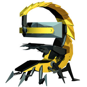 ハイエンドハイテクモダンスイベルサポート3モニターチェアゲーマースコーピオン - Product Image 5