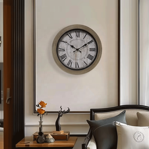 Infinity Time all'ingrosso stile retrò americano orologi da <span class=keywords><strong>parete</strong></span> da salotto 12 "in plastica quarzo romano numero decorazione orologio da <span class=keywords><strong>parete</strong></span> - Product Image 5