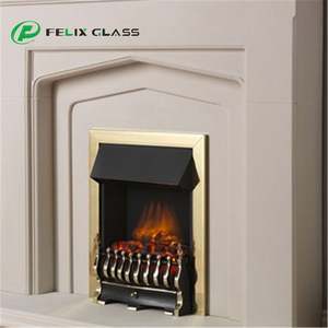 FELIX Industrial Solid Heat Tempered Glass for <b>Fireplace</b> and Electronic Display Panels - Product Image 4