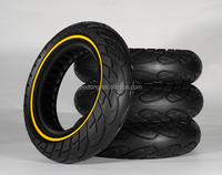 Pneu en caoutchouc massif alvéolé de 10 pouces (10x2,5) pour trottinette électrique Inmotion/New Dualtron/Inkoim OX - Capacité de charge de 75 kg