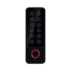 Fingerprint Metal Door Access Control With Touch Key And Rfid Card Reader Functions