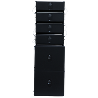 Système de sonorisation DBK Dual 8 pouces Line Array avec caisson de basses 18 pouces, ensemble de haut-parleurs actifs personnalisés pour DJ, idéal pour les concerts et les églises
