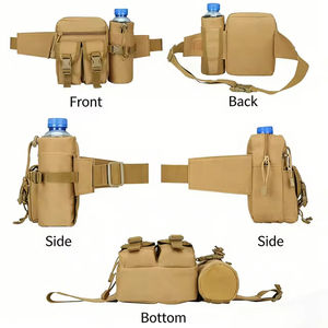 Sac banane/bandoulière grande capacité de style militaire en tissu Oxford imperméable pour usage extérieur - Product Image 6