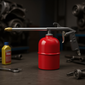 Pistolet à air comprimé Fervi 1,5 L rouge avec buse métallique pour le nettoyage et la lubrification - Product Image 3