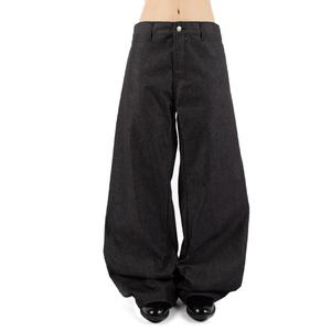 Jeans de Mezclilla Plegados para Hombre, 100% Algodón, de Alta Calidad, con Logotipo Personalizado al por Mayor, Mezclilla Cruda, Estilo Baggy - Product Image 4