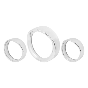 Motorcycle 7" <strong>Headlight</strong> Trim Ring Visor Style 4.5" Fog Light Cover for <strong>Harley</strong> Touring Road King Electra Glide Dyna Softail - Product Image 2