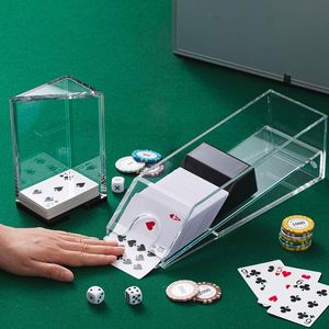 คาสิโนโดยใช้ถาดอะคริลิคใสสำหรับชิปโป๊กเกอร์ปกติ8แพ็ค - Product Image 4