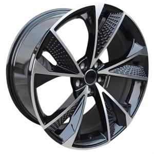 ล้อแม็กซ์อะลูมิเนียมอัลลอยด์แบบ 5 ก้าน สำหรับ OEM ของแท้ ขนาด 19 20 22 นิ้ว 8.5J สีดำหน้าเจียร ขอบขึ้นรูปด้วยวิธี Flow Formed 5x112 รับประกัน 3 ปี - Product Image 1