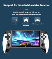 Console de jeu vidéo portable X9, écran HD 5,5 pouces, double joystick, sortie TV, plus de 6200 jeux, 8 Go, multi-simulateurs, rechargeable, prend en charge les cartes TF